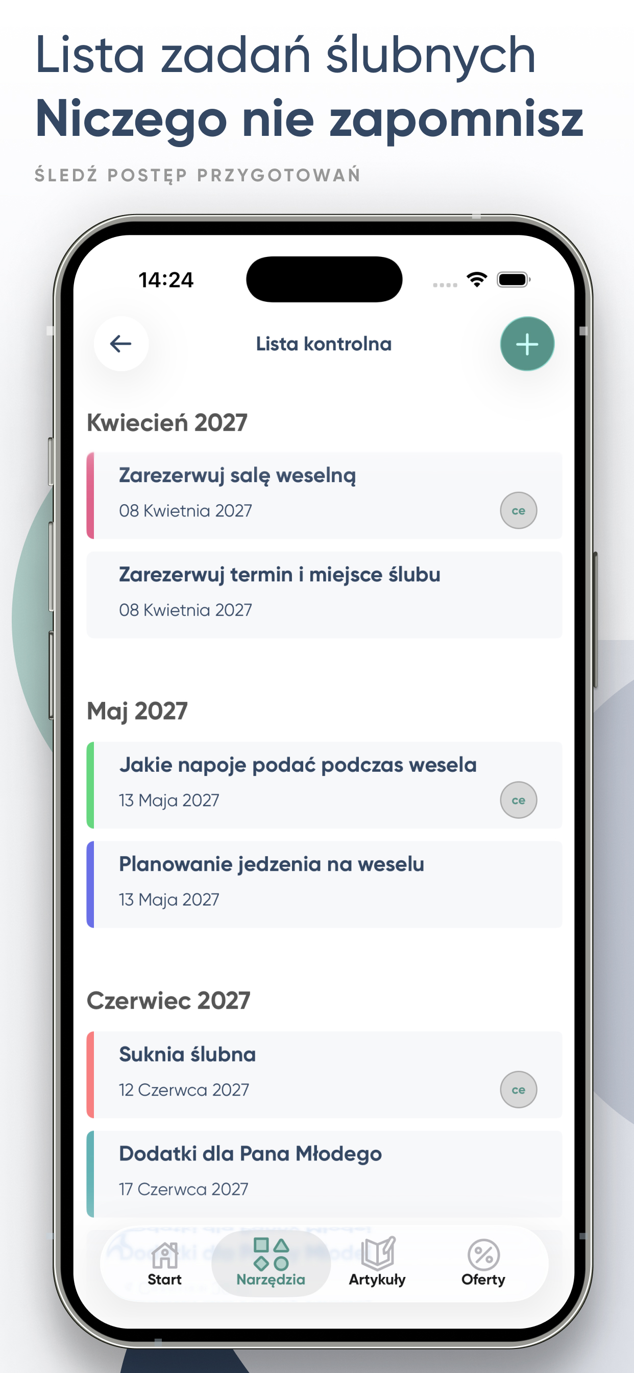 Checklista ślubna w Wevowly